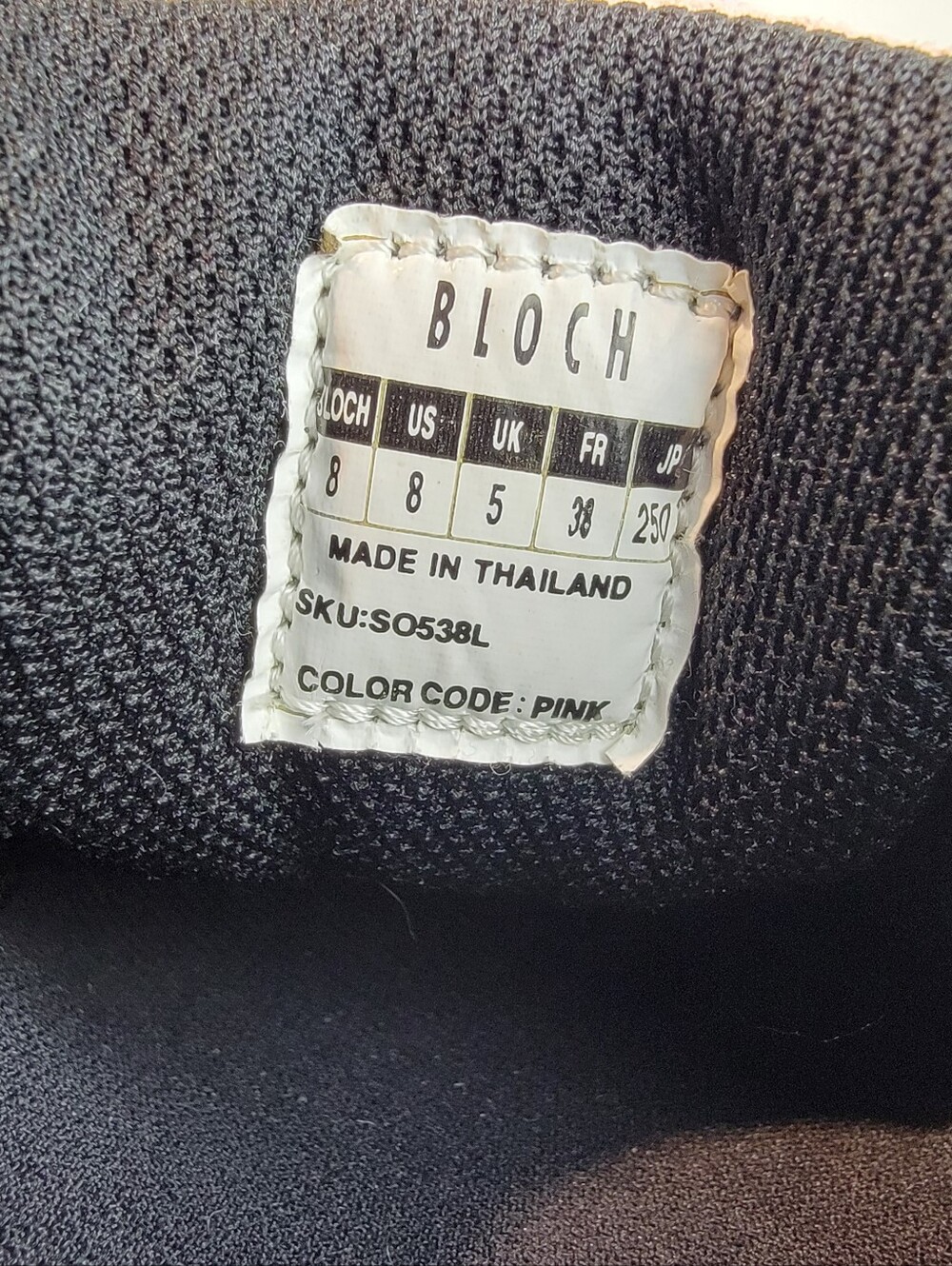 Bloch Adult Boost Mesh Split Sole Dance Sneakers Pink Women's Tag Sz. 8 - READ - Picture 2 of 15